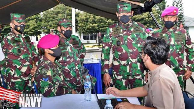  KASAL: Vaksinasi Prajurit TNI Harus Selesai Bulan April