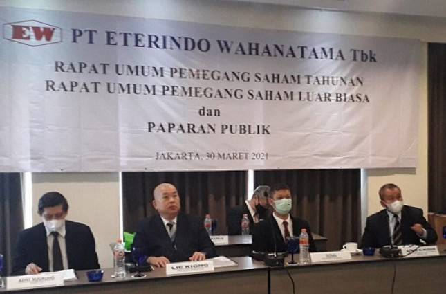 Eterindo Wahanatama Butuh Rp600 Miliar untuk Pulihkan Kinerja Usaha