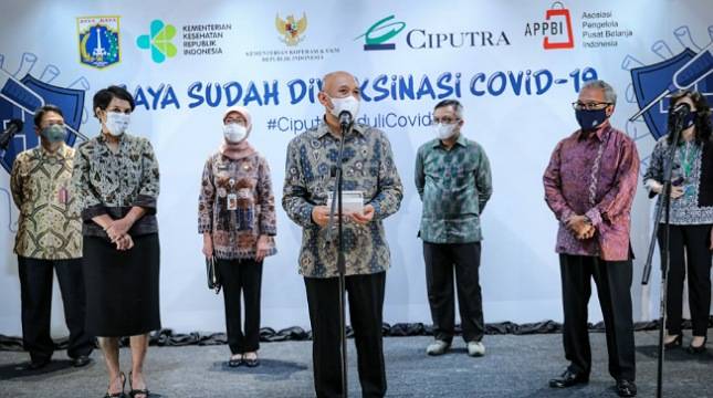 Dukung Program Pemerintah, Group Ciputra Gelar Vaksinasi bagi Ribuan Pelaku UKM