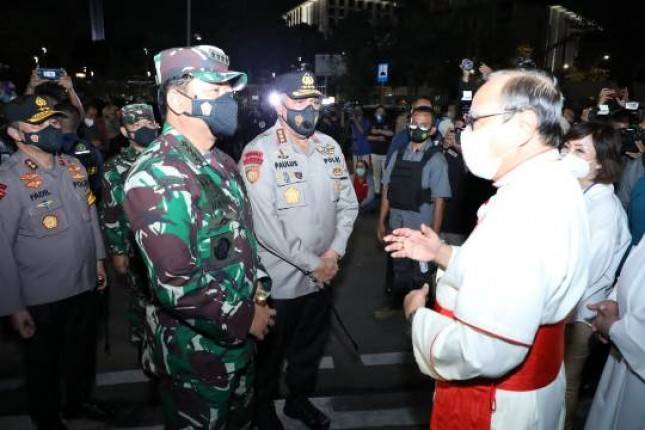 Panglima TNI Pastikan  Pengamanan Peringatan Paskah  di Jakarta