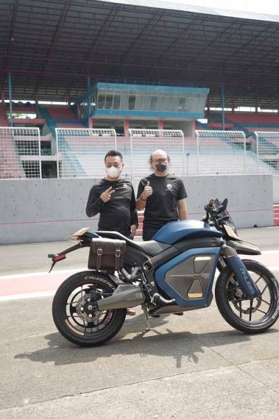 Dahsyat, Baran Energy Luncurkan Anubis, Sepeda Motor Listrik Bergaya Adventure Futuristic