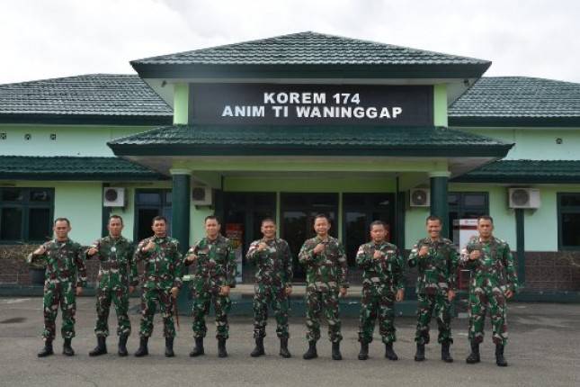 Ketua Tim Kajian Pusterad Kunjungan Kerja ke Korem 174 Merauke
