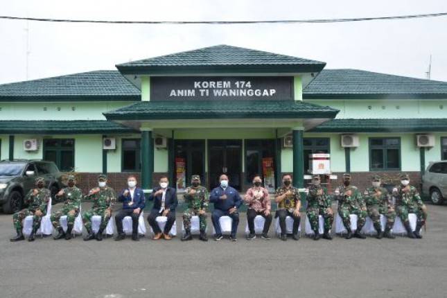 Sukses PON XX Papua Dapat Dukungan dari Korem 174 Merauke