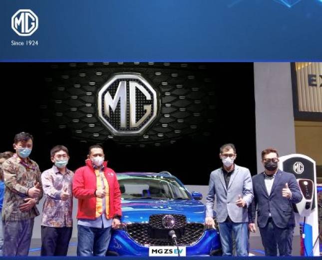 Penghargaan Best Booth Design Award Diperoleh MG Motor Indonesia