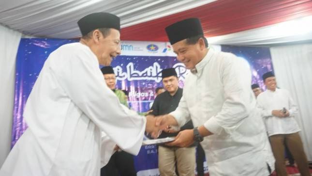 BSI dan BPH Migas Berikan Pembiayaan Pertashop Berbasis Pesantren