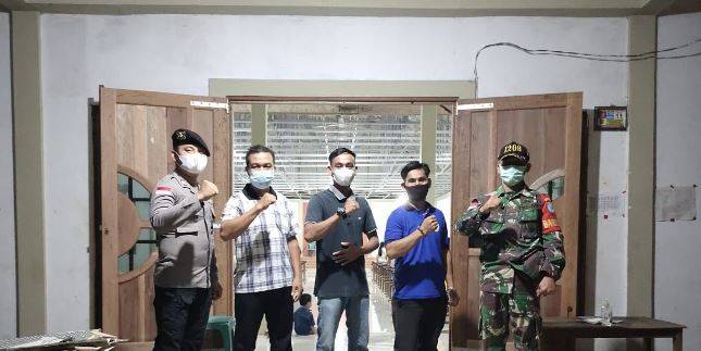 Sinergi TNI-POLRI Pengamanan Rumah  Ibadah di Sambas