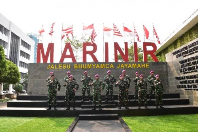 PATI Marinir Suwandi, S.A.P., M.M Sandang Pangkat Bintang  Satu