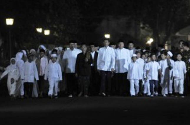 Presiden Jokowi Buka Puasa Bersama Anak Yatim dan Anak Berkebutuhan Khusus