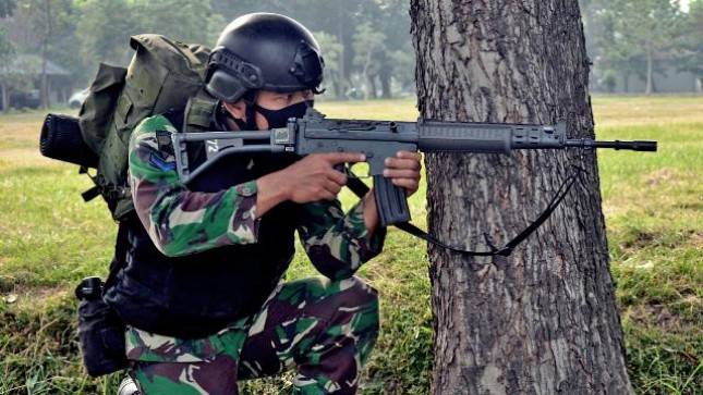 Prajurit Yonif 1 Marinir Sidoarjo Laksanakan Latihan Patroli Tempur