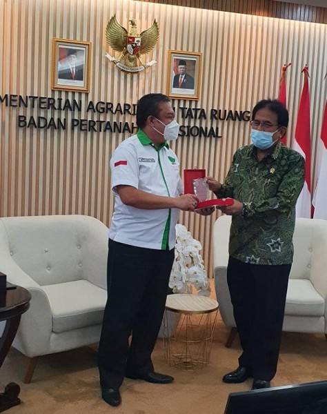 Bertemu Menteri ATR/Kepala BPN Sofyan A Djalil,  Inilah Harapannya Kepada LBH HKTI