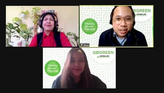 Memanfaatkan Sampah Plastik untuk Pelestarian Lingkungan, Herbalife Nutrition Bersama Komunitas Kampanye Go Green