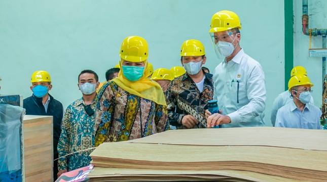Resmikan Pabrik Pintu Senilai Rp255 Miliar, Menperin Agus Genjot Investasi dan Ekspor Industri Pengolahan Kayu