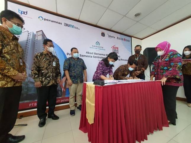 Dukung Pembangunan Kota Jakarta,  Per April 2021, Bank DKI Realisasikan Kredit DP 0 Rupiah Rp198,8 Miliar