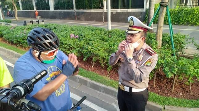 Polda Metro Akan Tindak Pesepeda yang Keluar dari Jalur Khusus Sepeda
