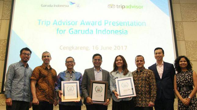 TripAdvisor Nobatkan Garuda Sebagai Travellers Choice Awards