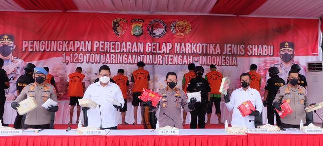 Narkoba 1000 Kilogram Lebih Berhasil Diamankan Polda Metro Jaya