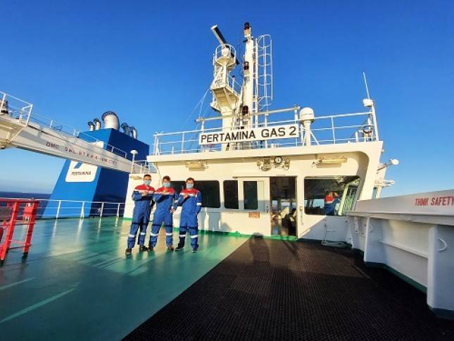 Dahsyat! Bikin Amerika Segan, VLGC Pertamina Gas II Kibarkan Merah Putih Saat Loading Perdana LPG di AS