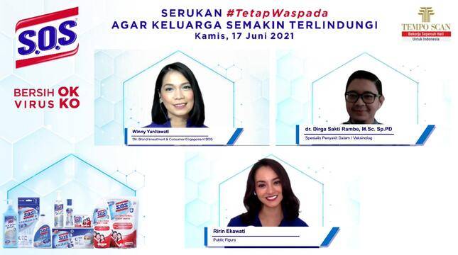 SOS Personal Hygiene Ajak Masyarakat #TetapWaspada