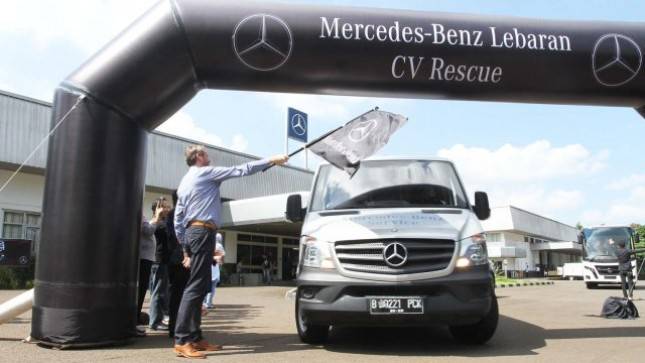 Siaga Mudik, Mercedes Benz Gelar Lebaran Rescue 2017
