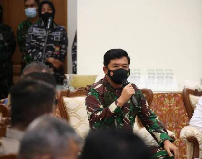Panglima TNI Mareskal Hadi dan Kapolri Perintahkan Penebalan Pasukan PPKM Mikro di Jatim