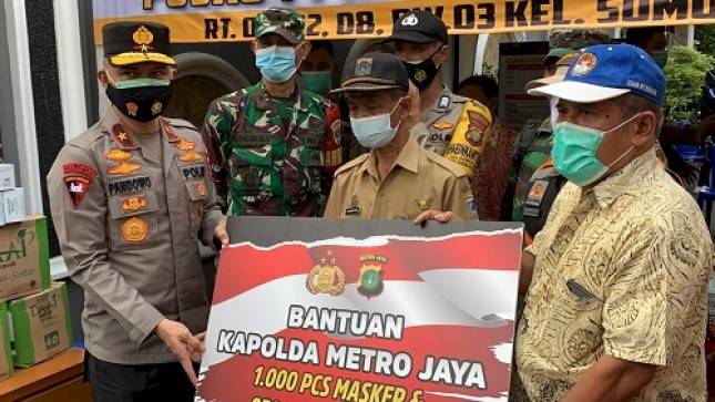 Wakapolda Metro Jaya Kunjungi Wilayah Zona Merah Covid-19 Jakarta Pusat, Kapolres Metro Jakpus: Kita Laksanakan Micro Lockdown