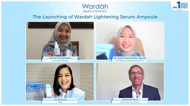Wardah Lightening Serum Ampoule Dengan Kandungan 10x Advanced Niacinamide Melindungi Wajah Dari Sinar Blue Light