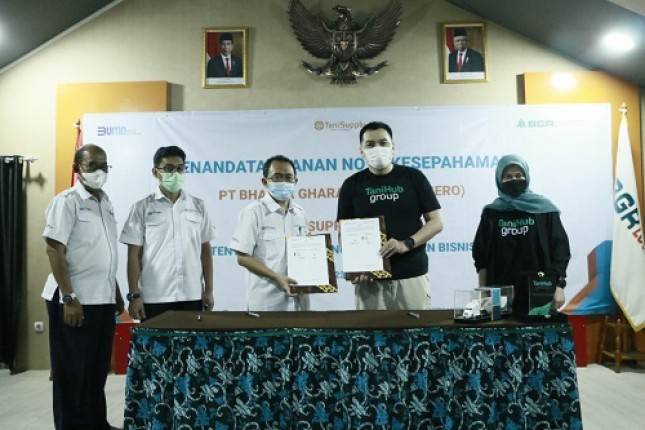 Perkuat Stok Produk Warung Pangan, BGR Logisitcs Tandatangani Nota Kesepahaman dengan PT Tani Supply Indonesia