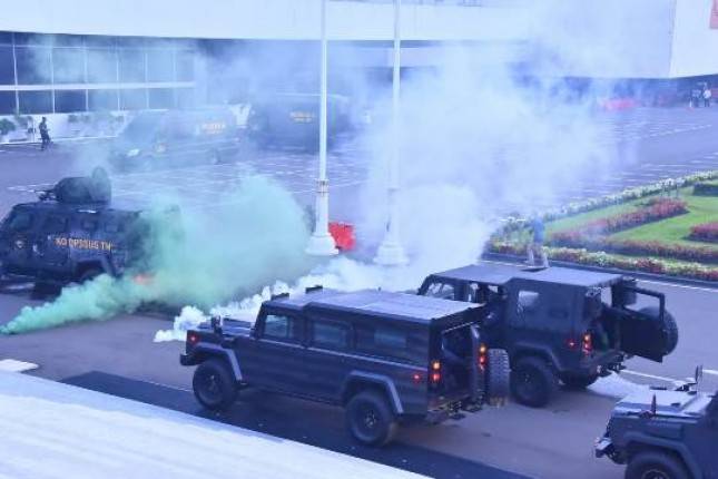 Gedung DPR RI Berhasil Diamankan dari Aksi Teroris Oleh Satgultor TNI