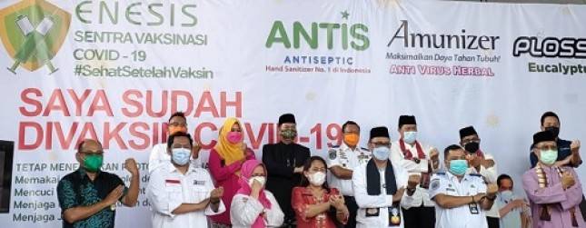 Gandeng Indonesia Respon, Enesis Group Ajak Warga DKI Jakarta Datangi Sentra Vaksinasi Covid-19 Enesis Group di Pulo Mas Jakarta Timur