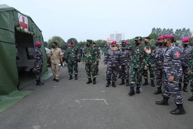 650 Tempat Tidur Rumkitlap Disiapkan Nakes TNI