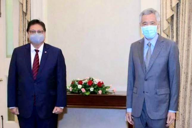 Kabar Baik dari Airlangga: PM Lee Dorong Pengusaha Singapura Tanam Duit di RI, Mulai dari Energi Hijau, Kawasan Industri Kendal Hingga&nbsp;Kawasan BBK 