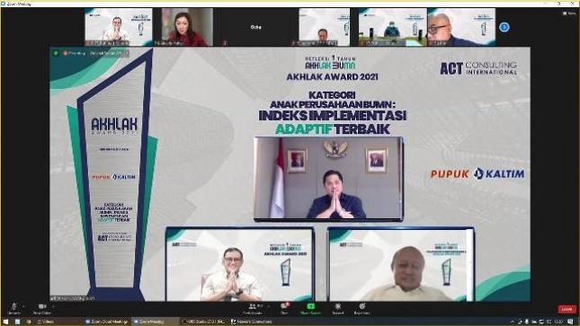 PKT Raih Indeks Implementasi Adaptif Terbaik Kategori Anak Usaha BUMN