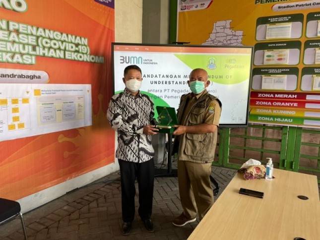 Pegadaian Kanwil VIII Jakarta 1 Tingkatkan Kerja Sama dengan Pemkot Bekasi Bidang Pembiayaan dan CSR