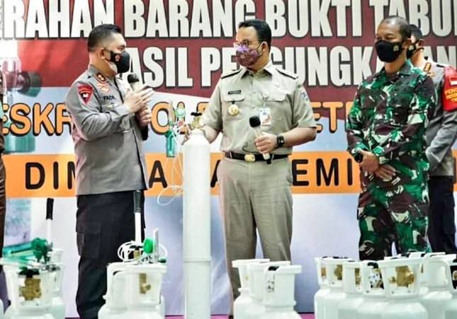 Kabar Baik! Penyelundup Tabung Oksigen Medis Ditangkap, Gubernur Anies: Alhamdulillah, Terimakasih Polda Metro Jaya