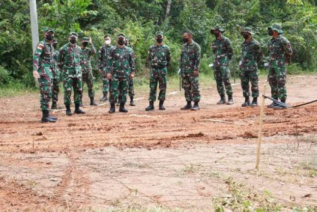 Pangkostrad  Letjen TNI Dudung Abdurachman Tinjau Latma Garuda Shield-15/2021 Baturaja