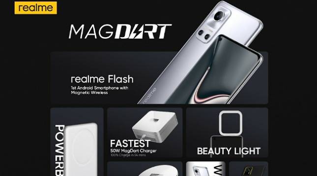 Kereen! realme Hadirkan MagDart, Pengisian Nirkabel Magnetik Tercepat di Dunia