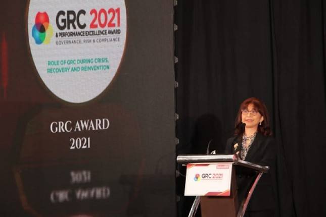 Terapkan Governance, Risk and Compliance, Sejumlah Perusahaan BUMN, BUMD dan Swasta Raih Penghargaan GRC & Performance Exellence Award 2021