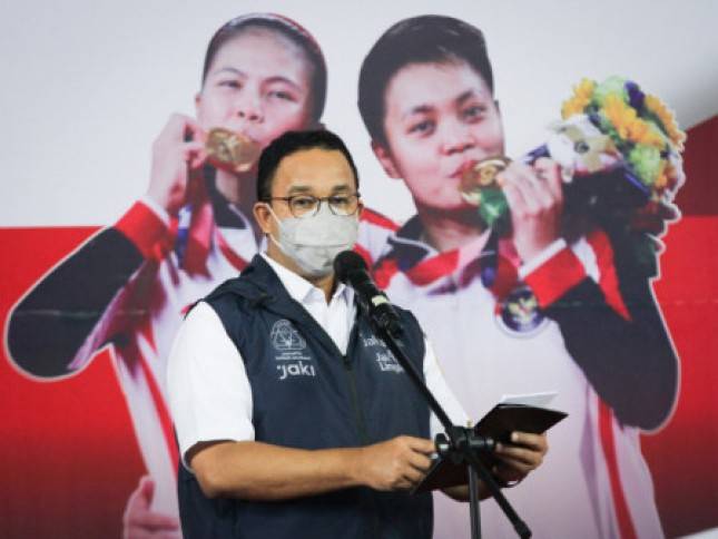 Luar Biasa! Apresiasi Peraih Emas Olimpiade, Gubernur Anies Rubah Nama Gedung PPOP Jadi Gedung Sasana Emas Greysia-Apriyani