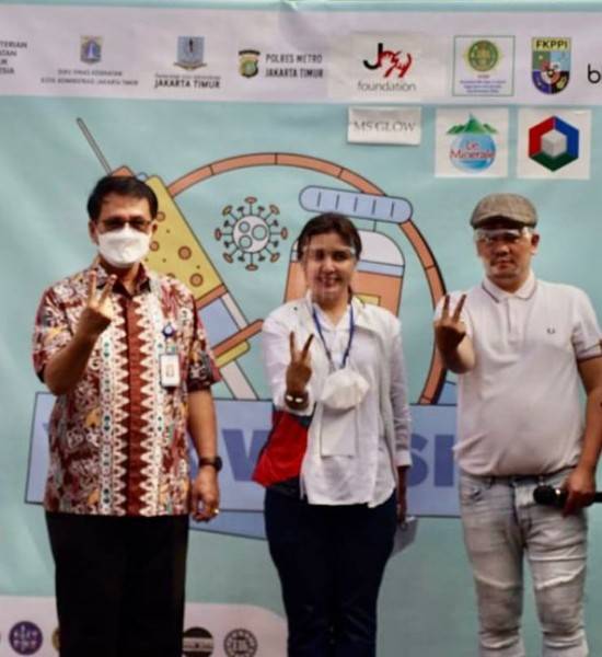 Lintas Empat Belas Gelar Percepatan Vaksinasi Covid-19 di BKKBN Pusat