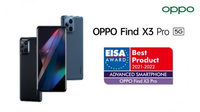 OPPO Menerima Penghargaan EISA BEST PRODUCT ADVANCED SMARTPHONE AWARD  untuk Kedua Kalinya