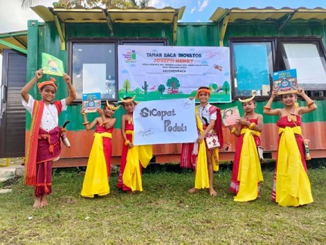 Dahsyat Program Jelajah Buku Nusantara,  Hasil Kolaborasi Sicepat dengan Taman Baca Inovator  