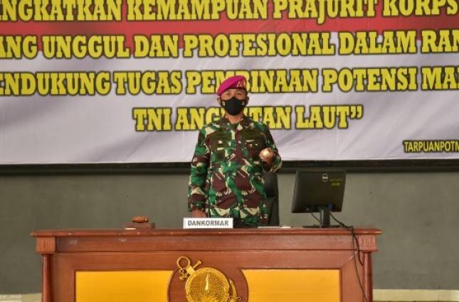Dankormar Mayjen (Mar) Suhartono: Pemberdayaan Wilayah Pertahanan Laut Salah Satu  Tugas Marinir TNI AL