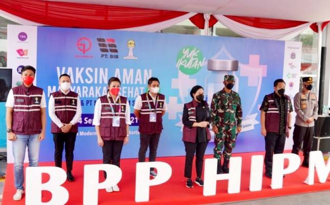 Ketua DPR RI Puan Maharani Dukung HIPMI GelarVaksinasi