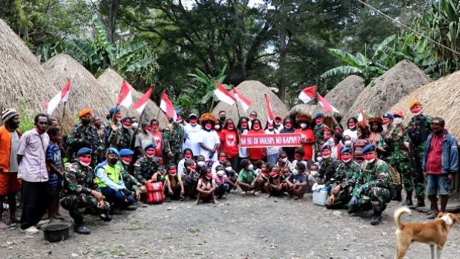 Kisah Tim Medis Lanud Silas Papare Laksanakan Vaksinasi Door To Door Hingga Pegunungan Tengah