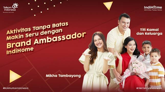 Mikha Tambayong dan Titi Kamal Ajak Masyarakat Nikmati Aktivitas Tanpa Batas Bersama IndiHome