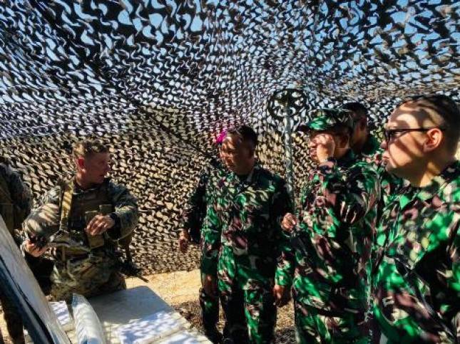 Latihan Bersama  Marinir RI-Marinir USA Berlangsung  Marine Corps Base Camp California