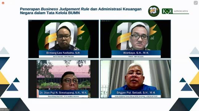 Pentingnya Penerapan Business Judgement Rule dan Administrasi Keuangan Negara dalam Tata Kelola BUMN