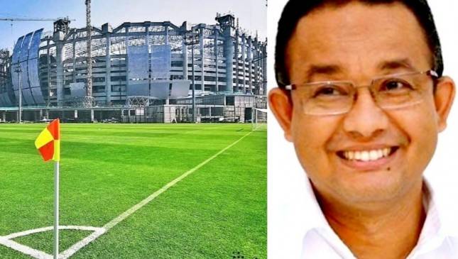 Pamer Progres Pembangunan Stadion Kelas Dunia JIS, Anies Banjir Pujian! Warganet: Wow, Megah Banget! Gak Sia-sia...  
