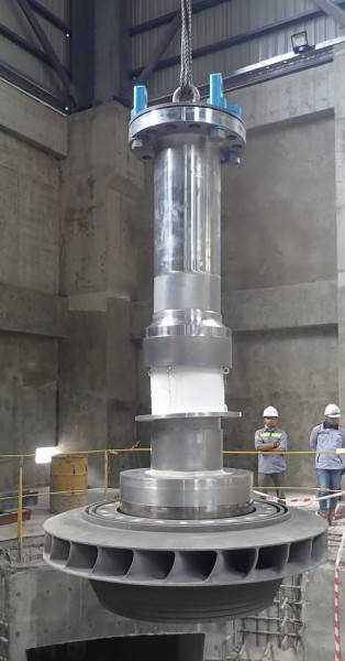  Dahsyat ! Toshiba Memasok Turbin Air untuk Pembangkit Listrik Tenaga Air Kerinci Merangin di Indonesia