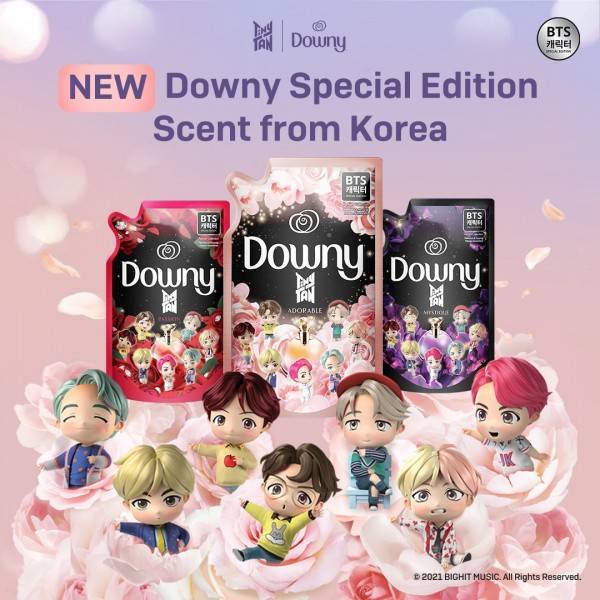 Kolaborasi, Downy Luncurkan Pewangi Pakaian Edisi BTS